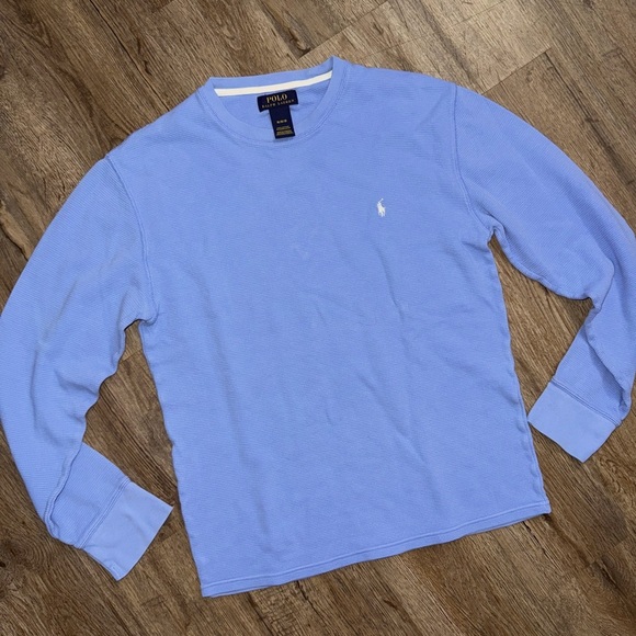 Polo Ralph Lauren • Waffle Knit Long Sleeve Tee - Picture 3 of 8